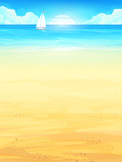 船暑假阳光插画海洋海洋海洋