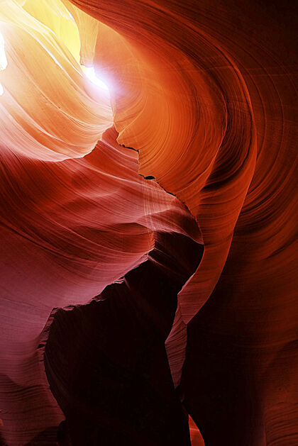 山谷红岩羚羊峡谷 亚利桑那州 美国亚利桑那州峡谷红岩