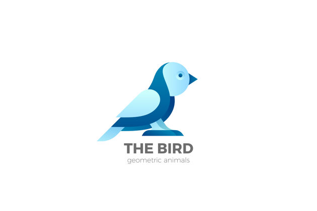 飛鳥標志設計模板貓頭鷹麻雀坐的標志鳥線企業