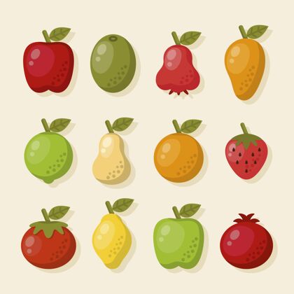 健康扁桃系列水果食品美味