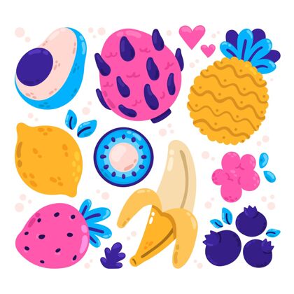 美味手绘水果系列分类水果手绘水果