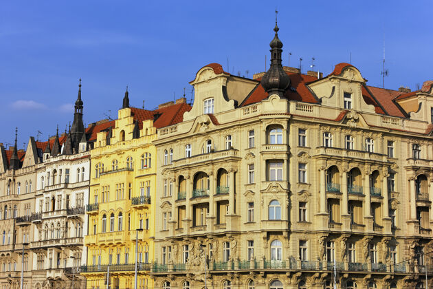 多彩布拉格建筑城市大都市布拉格