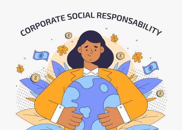 道德有机平面csr概念图企业社会企业社会责任