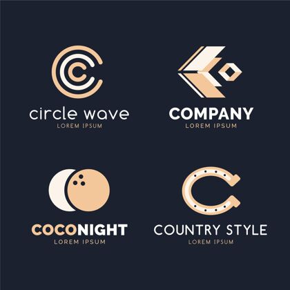 C标志平面设计c标志系列标志包装品牌