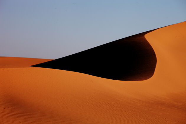 炎热中国西江沙丘特写镜头中国热带沙漠