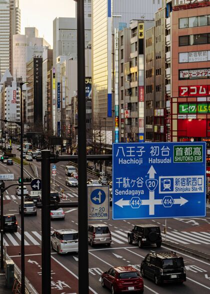 户外城市景观日本标志未来建筑景观