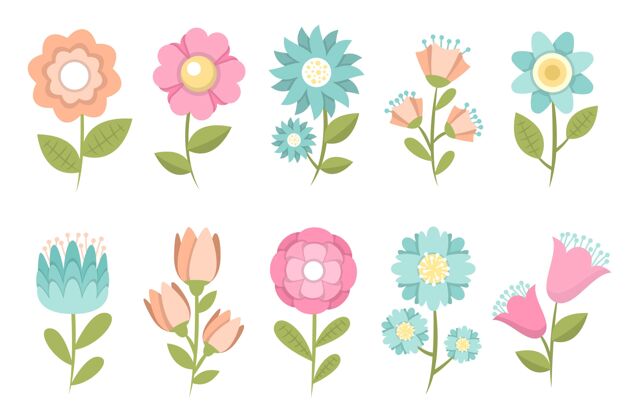 分类春暖花开自然五颜六色收集