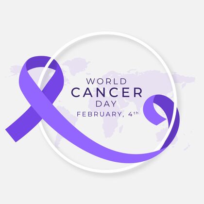 世界世界癌症日希望平面团结