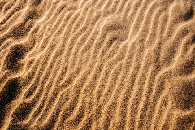 阳光阳光下沙漠上空的沙子沙滩自然海滩