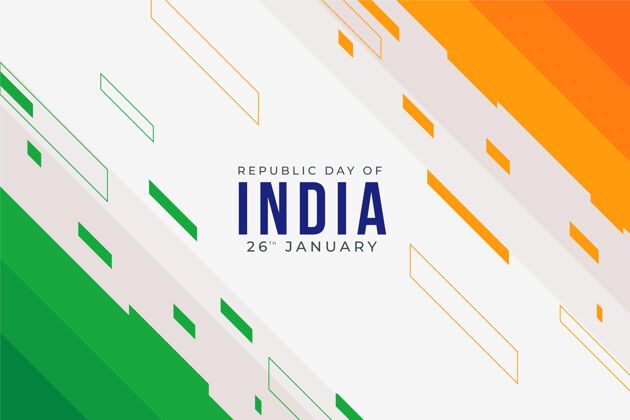 印度平面设计中的共和日概念1月26日共和国阿育王脉轮