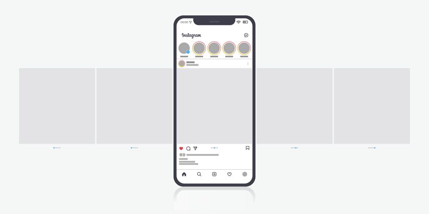技术Instagramcarousel界面连接网络社交媒体