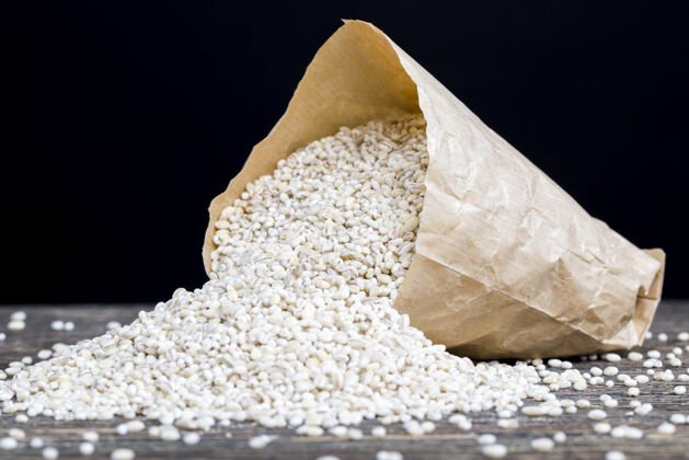 纸袋纯生珍珠大麦膳食生的大麦