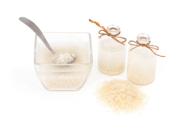 有机水从洗米分离出来就白了皮肤护理植物食品