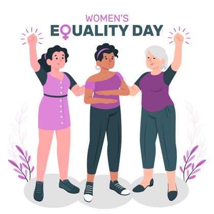 权利妇女平等日概念图女性平等女性平等日抗议
