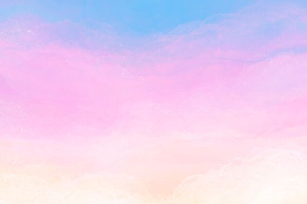 粉彩手绘水彩粉彩天空背景粉彩背景手绘墙纸