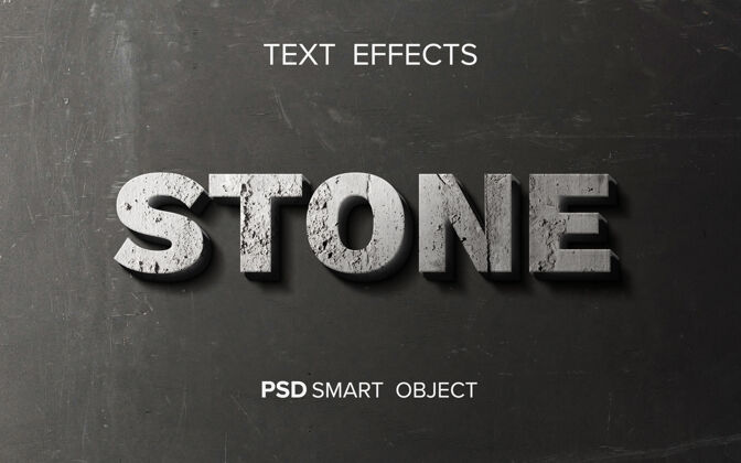 表面抽象石文字效果石头结构材料