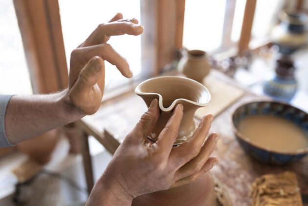 爱好在陶器作坊工作的人职业手工制作制造厂