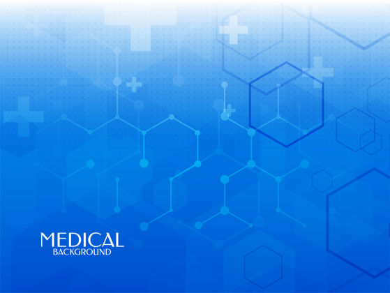 临床抽象蓝色医疗科学背景科技化学实验室