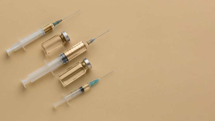 医疗covid19疫苗瓶的摆放医药疫苗实验室