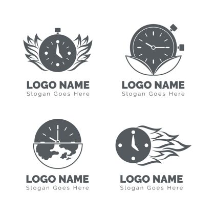 时间Logo平板手表标志系列CorporateCorporateidentityCompanyLogo