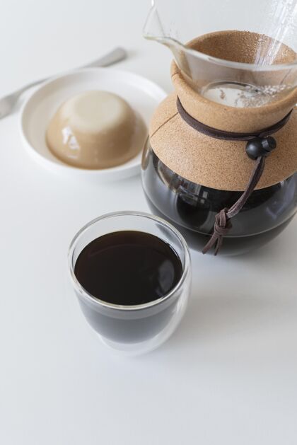 杯子咖啡机在桌子上香味咖啡机咖啡