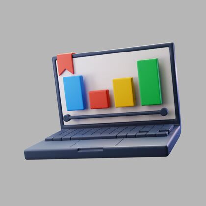 3d模型带图形的3d笔记本电脑设备键盘技术