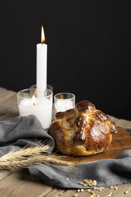 面包房传统死亡面包的安排面包食品糕点