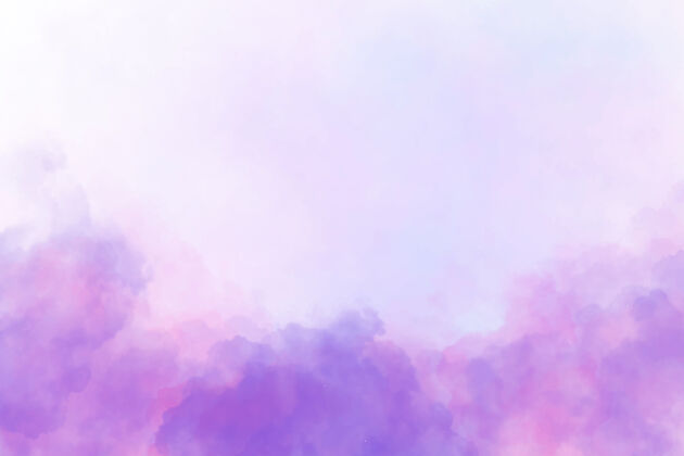粉色混浊的紫色和粉色背景紫色水彩多云