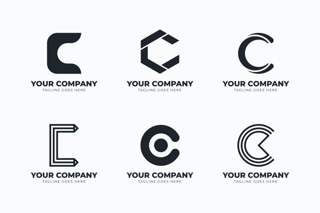 Corporate平面设计c标志模板集BusinessLogo模板Branding