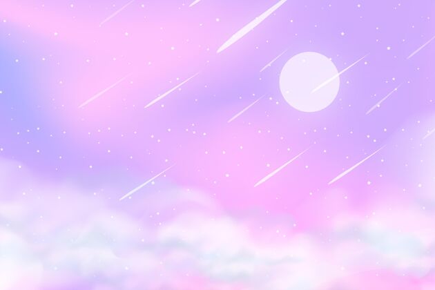 粉彩背景渐变柔和的天空背景天空背景墙纸背景