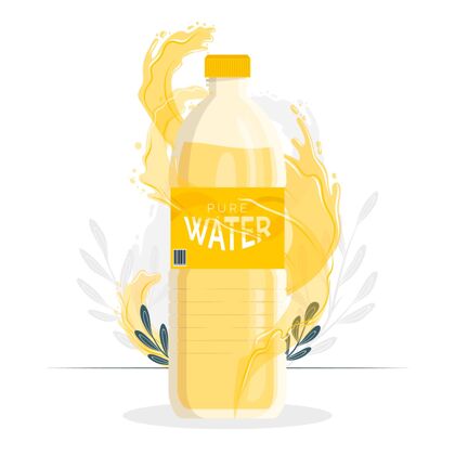 自然一瓶水？概念图水产品健康
