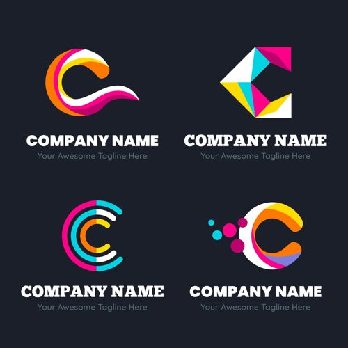 Company平面设计c标志模板集合BrandLogoCompanyLogo