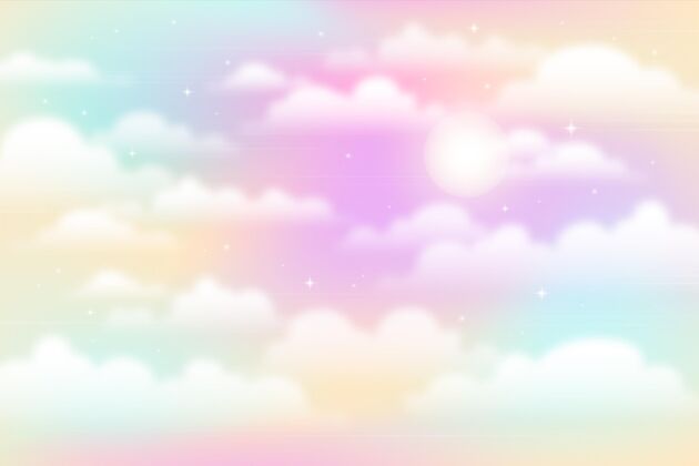 天空背景渐变柔和的天空背景粉彩背景墙纸粉彩