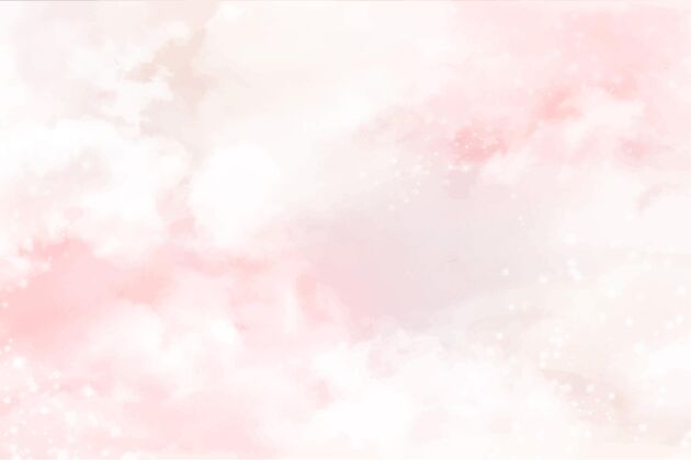 粉彩手绘水彩粉彩天空背景水彩天空背景粉彩背景