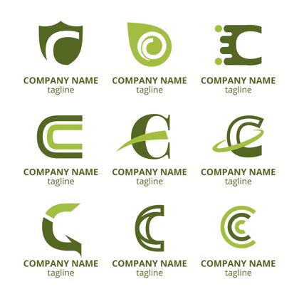 标志平面设计c标志模板集合企业企业平面设计