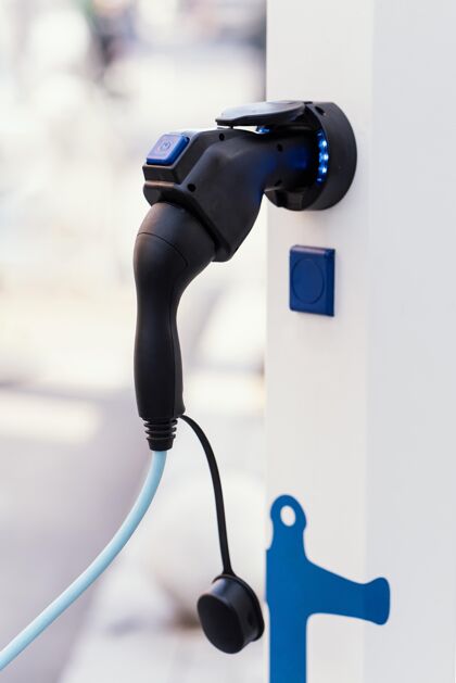 环保电动汽车充电站带泵充电站可再生资源环境