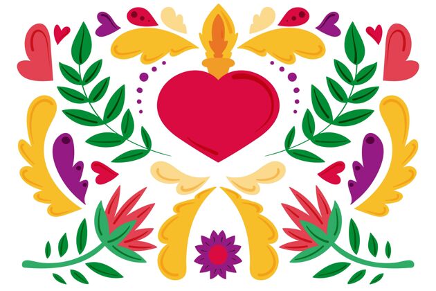 庆典手绘cincodemayo背景节日墨西哥背景