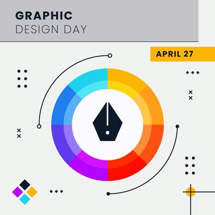图形日平面世界图形日插图4月27日平面设计国际