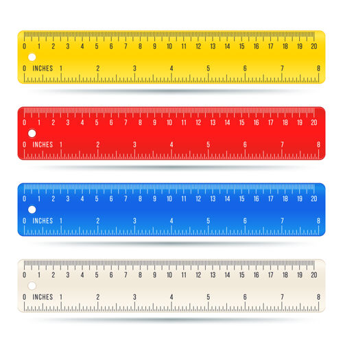 精度彩色校规以厘米和英寸为单位设置文具颜色教育