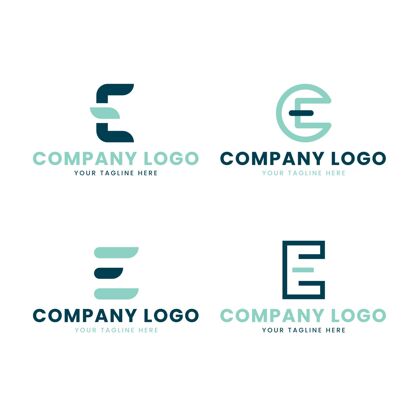 Logo平面设计e标志模板包BusinessLogoBusinessBranding
