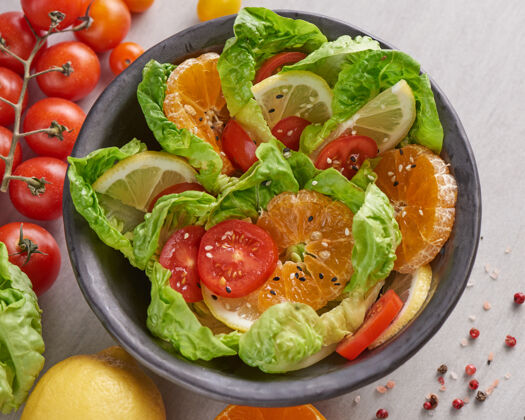碗饮食菜单健康的新鲜蔬菜和水果沙拉 素食午餐碗 佛陀碗沙拉配料健康均衡的素食概念光早午餐平衡
