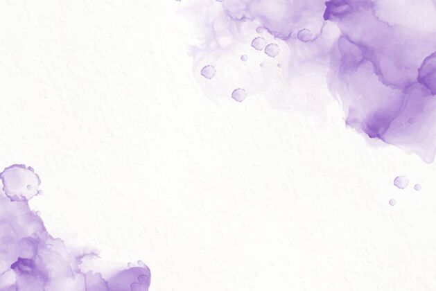 绘画优雅的紫色酒精墨水背景婚礼优雅飞溅