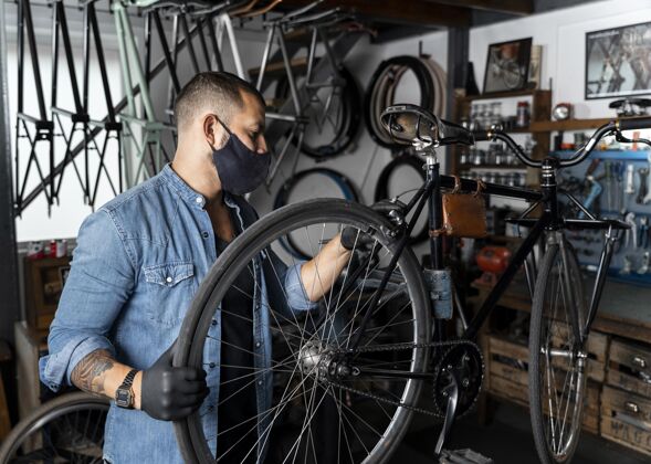 人车间自行车创作自行车面具自行车商店