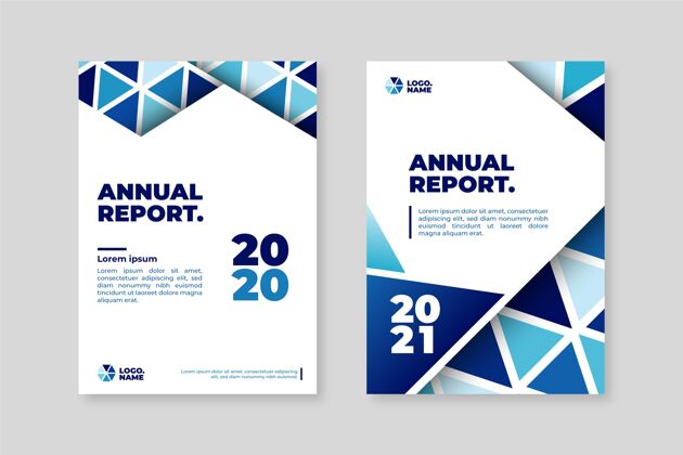 报告几何年报2020-2021模板随时打印几何年度报告