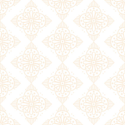 曼荼罗豪华装饰曼荼罗设计无缝图案金色皇家伊斯兰几何