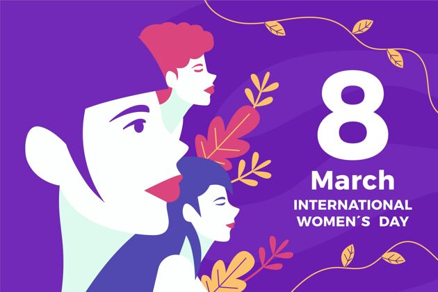 女人国际妇女节插画3月8日插画节日