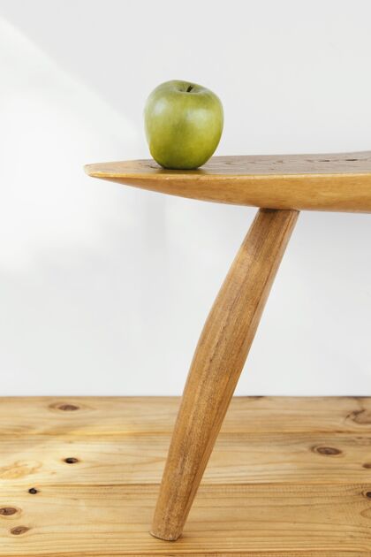 室内最小抽象概念苹果在桌上简约水果室内