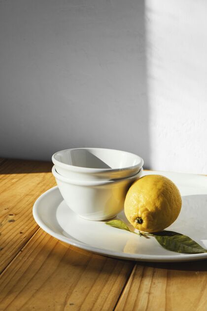 内部抽象的最小概念柠檬拷贝空间室内柠檬产品