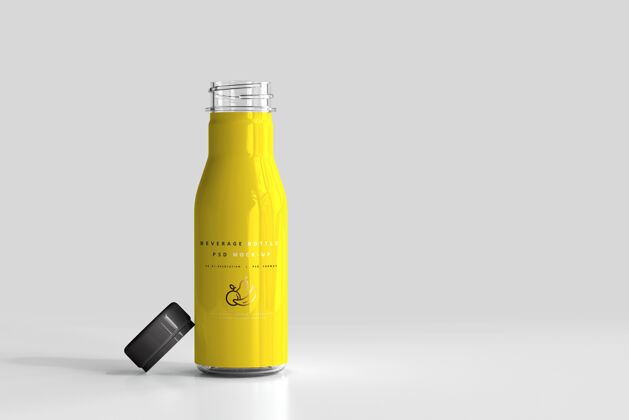 果汁饮料瓶模型饮料玻璃品牌