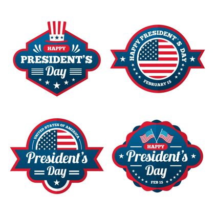 爱国主义总统日标签系列爱国者政治自由